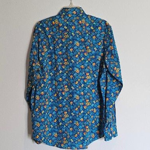 BUGATCHI Men's Liberty Fabric Floral Shirt - NWT - Medium - Picture 4 of 4